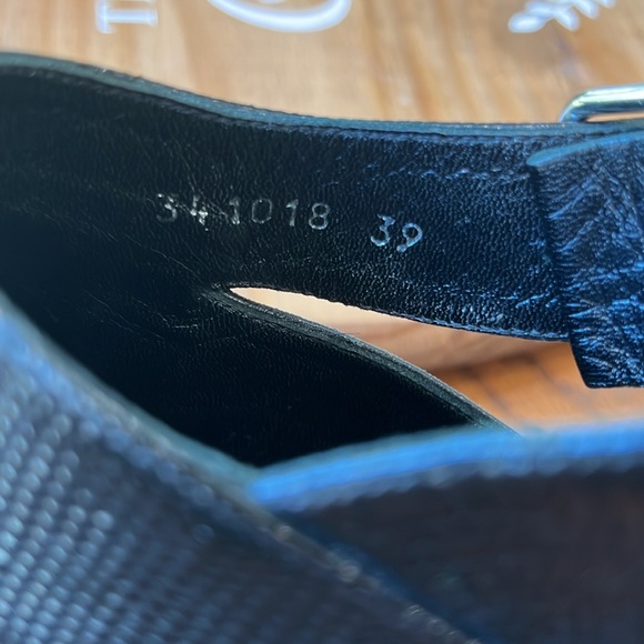 GUC Balenciaga Leather/Jute Platforms - Picture 9 of 11